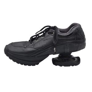 Z-Coil Shoes Womens Size 8 Black Leather Orthopedic Walking Comfort Sneakers